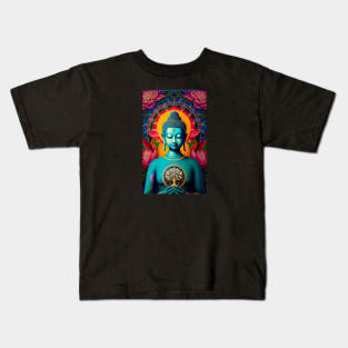 Buddha and the Tree of Life Kids T-Shirt